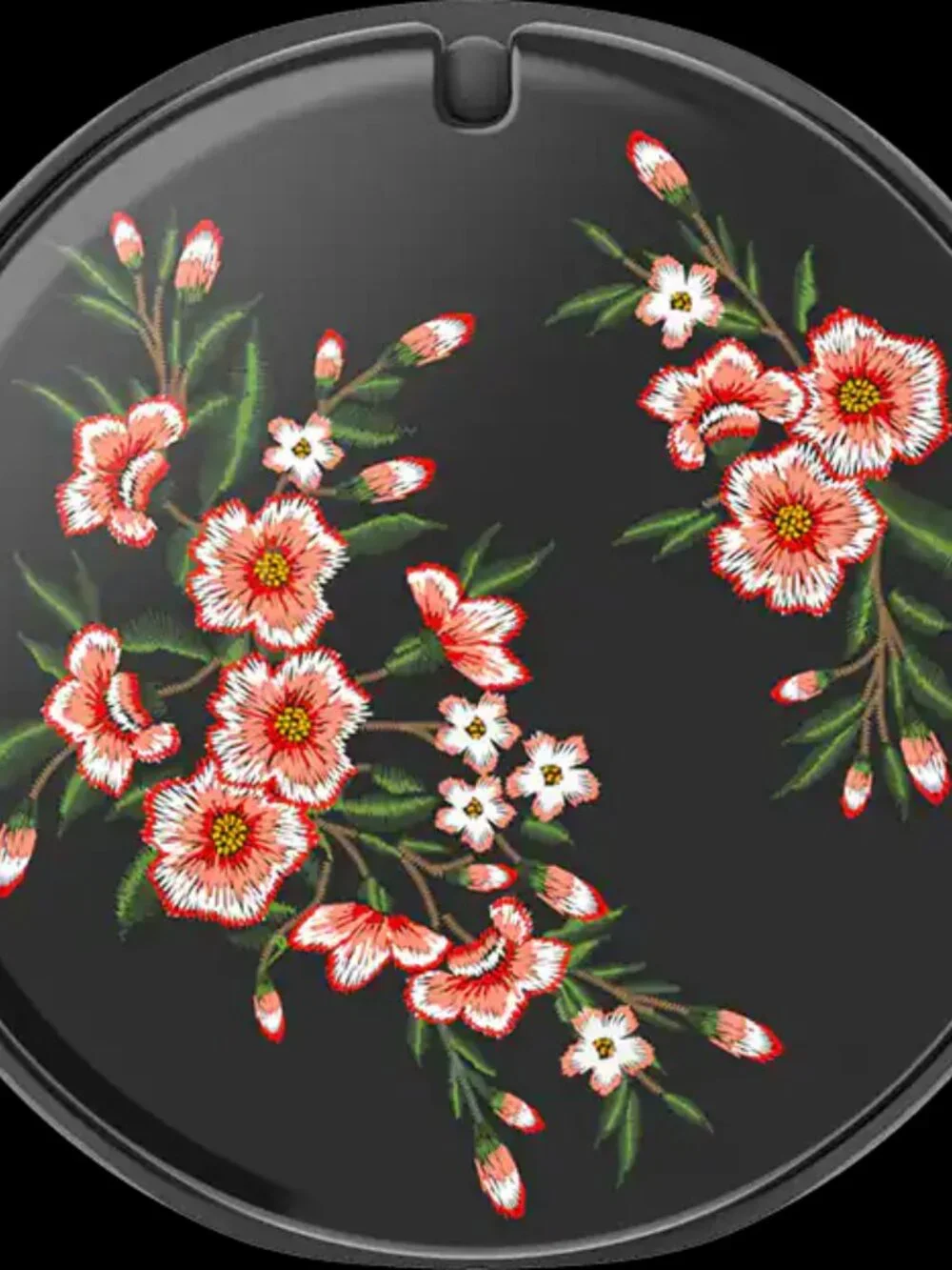 PopSockets PopMirror Pop Grip/Stand + Mirror Compact Black/Pink Blossom
